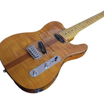 Custom Regent Natural Amber Burst Mad Cat Electric Guitar - Image 10