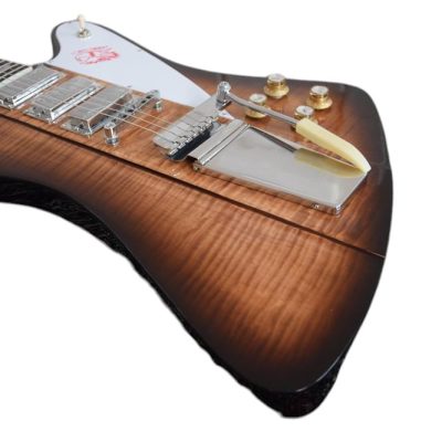 Custom Crown Firebird VII Tobacco Finish Three Pickups Guitar Mini Humbuckers - Image 8