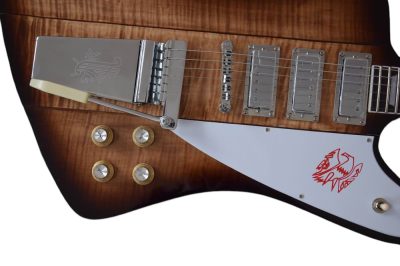 Custom Crown Firebird VII Tobacco Finish Three Pickups Guitar Mini Humbuckers - Image 11