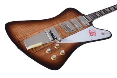 Custom Crown Firebird VII Tobacco Finish Three Pickups Guitar Mini Humbuckers - Image 13