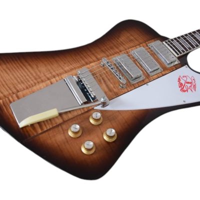 Custom Crown Firebird VII Tobacco Finish Three Pickups Guitar Mini Humbuckers - Image 13
