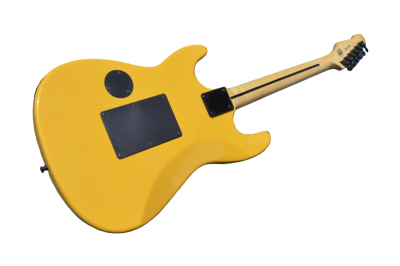 Custom Obsidian George GL200MT Yellow Tiger Lynch Electric Guitar - Image 4
