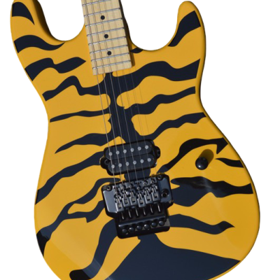 Custom Obsidian George GL200MT Yellow Tiger Lynch Electric Guitar