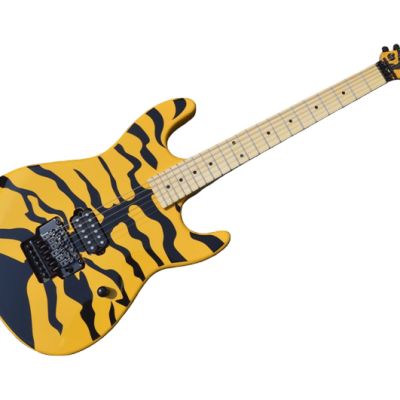 Custom Obsidian George GL200MT Yellow Tiger Lynch Electric Guitar - Image 8