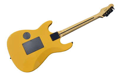 Custom Obsidian George GL200MT Yellow Tiger Lynch Electric Guitar - Image 9
