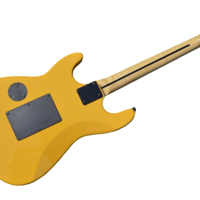 Custom Obsidian George GL200MT Yellow Tiger Lynch Electric Guitar - Image 9