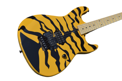 Custom Obsidian George GL200MT Yellow Tiger Lynch Electric Guitar - Image 13