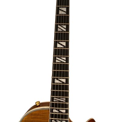 Custom Crown Supreme Trans Amber Neal Schon Root Beer Burst Quilted Maple Top Guitar - Image 3
