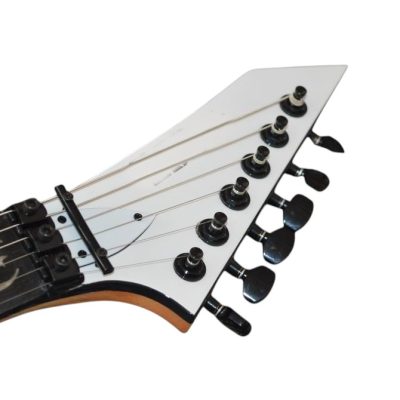 Custom Obsidian Kirk Hammett Ouija White Moon Inlays Natural Finish Neck Electric Guitar - Image 4