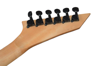 Custom Obsidian Kirk Hammett Ouija White Moon Inlays Natural Finish Neck Electric Guitar - Image 6