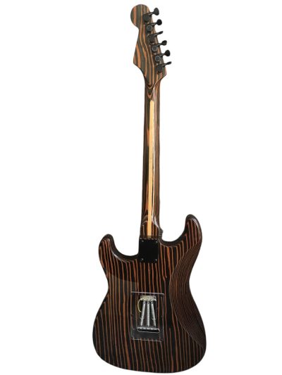 Custom Regent Zebra Wood 6 String Electric Guitar - Image 7