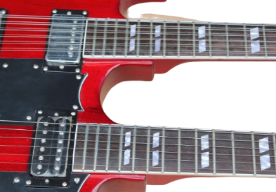 Custom Crown SG Jimmy Page Heritage Cherry Zeppelin Double Neck 12 6 String EDS1275 Guitar - Image 4