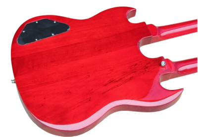 Custom Crown SG Jimmy Page Heritage Cherry Zeppelin Double Neck 12 6 String EDS1275 Guitar - Image 6