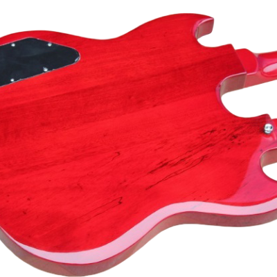 Custom Crown SG Jimmy Page Heritage Cherry Zeppelin Double Neck 12 6 String EDS1275 Guitar - Image 6