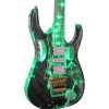 Custom Axis Plexiglass Acrylic Lucite Green LED Tremolo Jem Guitar