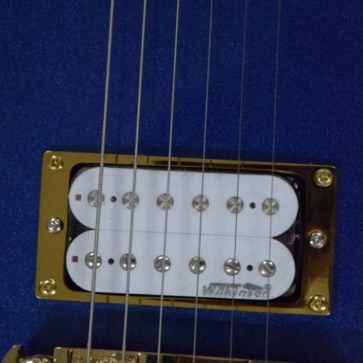 Custom Ember Prince Cloud Blue Angel 6 String Electric Guitar Gold Hardware - Image 2