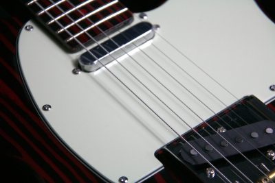 Custom Regent Sandblasted Crimson Red Transparent Finish Guitar - Image 6