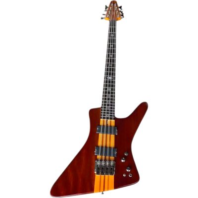 Custom Cylinder Exploiter 8 String Bass Walnut Natural Clear Entwistle Center Neck Stripe Alembic - Image 7