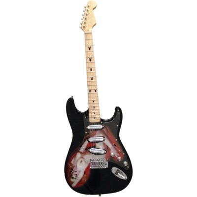 Custom Regent Marilyn Monroe Playboy Finish Graphic Electric Guitar - Image 2