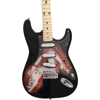 Custom Regent Marilyn Monroe Playboy Finish Graphic Electric Guitar