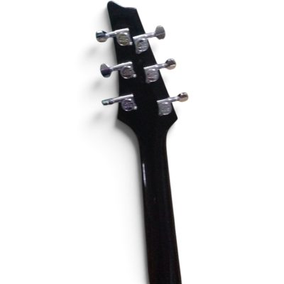 Custom Axis Iceman Cracked Mirror Crystal Paul Stanley Mahogany Wood Body Guitar - Image 3