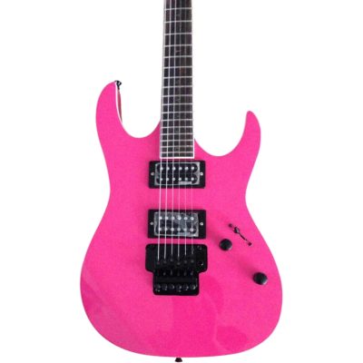 Custom Race Pink Devastator Floyd Rose Tremolo Electric Guitar