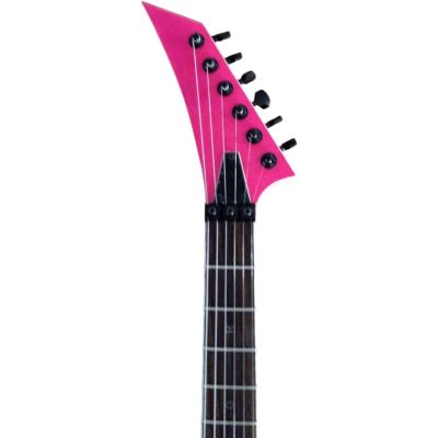Custom Race Pink Devastator Floyd Rose Tremolo Electric Guitar - Image 6