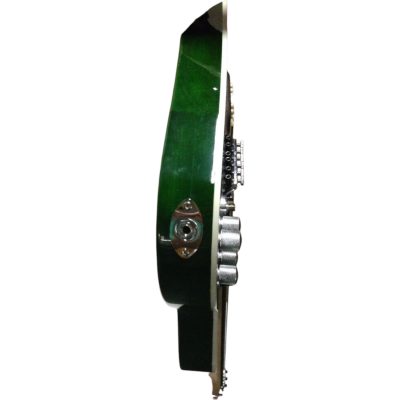 Custom Axis Steve Double Neck Translucent Green Jem 6 and 12 String Acoustic Guitar Tree Of Life Inlay - Image 5