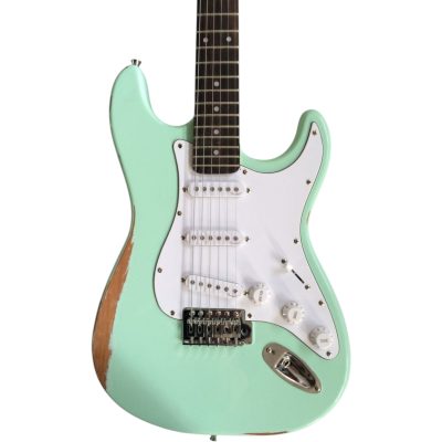 Custom Regent Heavy Relic Aged Surf Sea Foam Green Electric Guitar