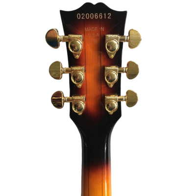 Custom Crown L5 CES Wes Vintage Sunburst Fhole Hollow Body Jazz Guitar - Image 4
