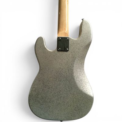Custom Regent Mike Herrera Metallic Silver Sparkle 4 String Precision Bass - Image 2