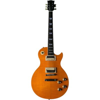 Custom Crown Slash Appetite Amber Flamed Maple Top Zebra Humbucker Pickups Electric Guitar - Image 7