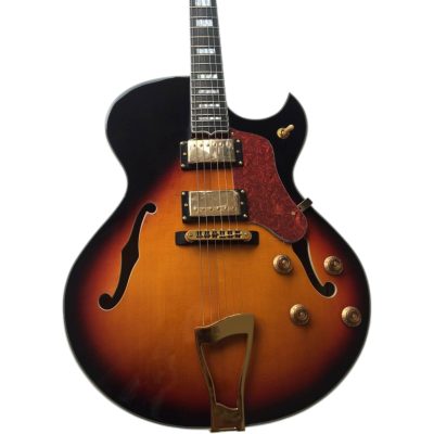 Custom Crown Byrdland Vintage Tobacco Fhole Venetian Cutaway Thin Neck Profile Guitar