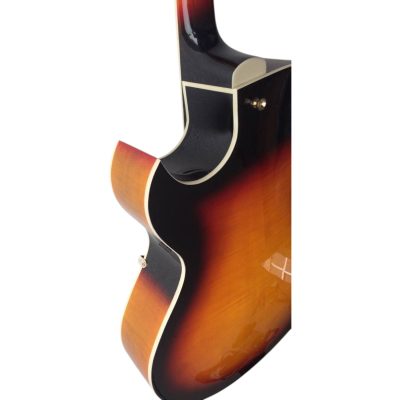 Custom Crown Byrdland Vintage Tobacco Fhole Venetian Cutaway Thin Neck Profile Guitar - Image 10