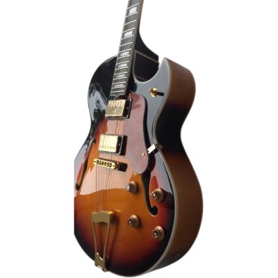 Custom Crown Byrdland Vintage Tobacco Fhole Venetian Cutaway Thin Neck Profile Guitar - Image 11