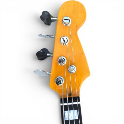 Custom Regent Adam Clayton 4 String Jazz Bass Purple Sparkle Body - Image 4