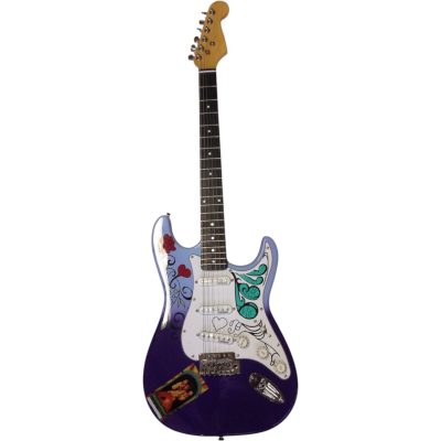 Custom Regent Jimi Hendrix Monterey Purple Psychedelic Guitar - Image 13