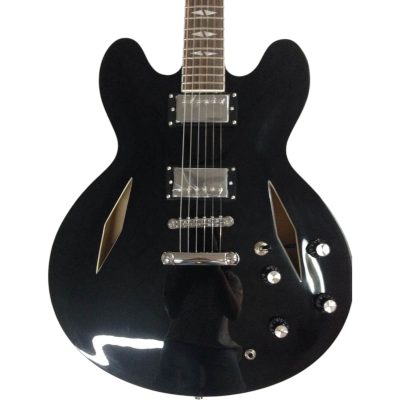 Custom Crown DG335 Dave Grohl Gloss Black Jazz Guitar
