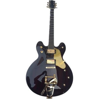 Custom Sovereign G6136TBK Dark Walnut Stain Bigsby Tremolo Guitar - Image 4