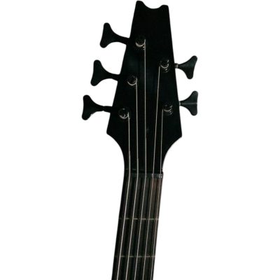 Custom Vanta Left Handed Transparent Sunburst Modul Quantum Graphite Phil 5 String Bass - Image 3