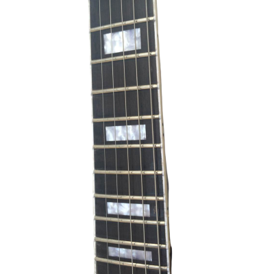 Custom Crown ES335 Byrdland Tri Burst Fhole Florentine Cutaway Guitar Left Handed - Image 4