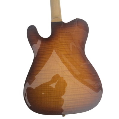 Custom Regent Thinline Jim Adkins Fhole Tobacco Sunburst Bigsby Guitar - Image 6