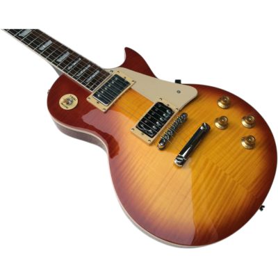Custom Crown Jimmy Page Sunburst Flamed Maple Top Electric Guitar