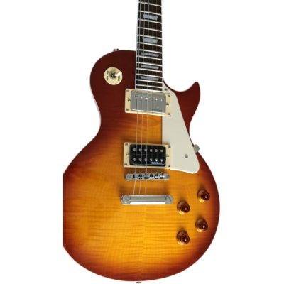 Custom Crown Jimmy Page Sunburst Flamed Maple Top Electric Guitar - Image 8
