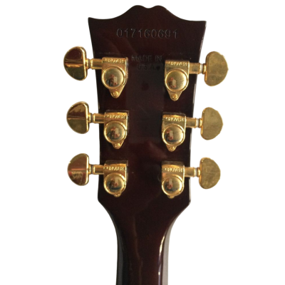 Custom Crown ES335 Byrdland Tri Burst Fhole Florentine Cutaway Guitar - Image 2