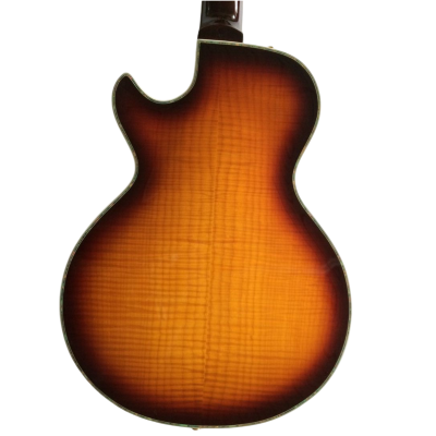 Custom Crown ES335 Byrdland Tri Burst Fhole Florentine Cutaway Guitar - Image 9