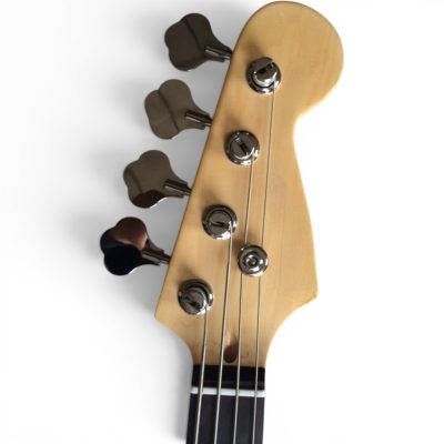 Custom Regent Tony Franklin Metallic Blue Sparkle 4 String Precision Bass Fretless - Image 5