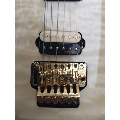 Custom Lazu Wolfgang Natural Quilted Maple Top Eddie Floyd Rose Vibrato Tremolo Electric Guitar - Image 6