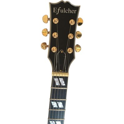 Custom Crown ES335 Bigsby Vibrato Tailpiece Hollowbody Archtop Electric Guitar Veneer Red - Image 6