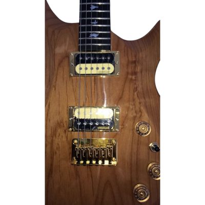 Custom Monarch Swamp Ash Natural Electric Guitar 22 Frets - Image 10